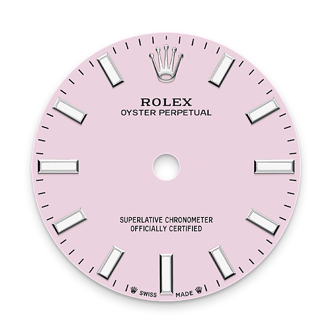 Zifferblatt in Candy pink